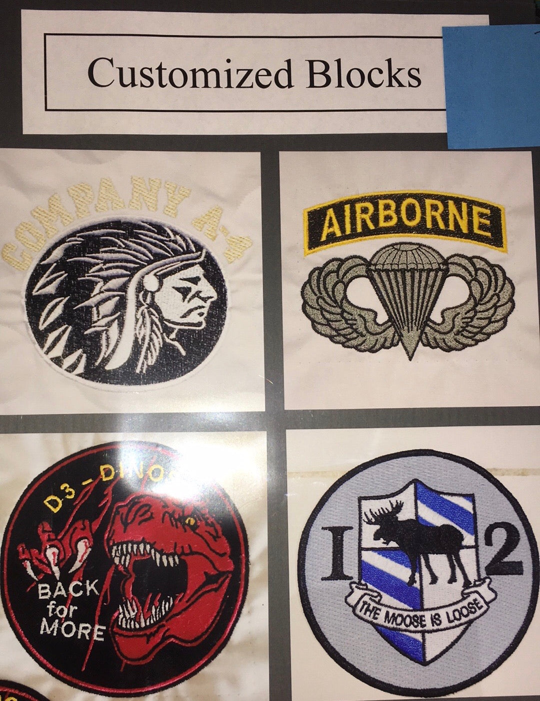 CUSTOM West Point Quilt Block