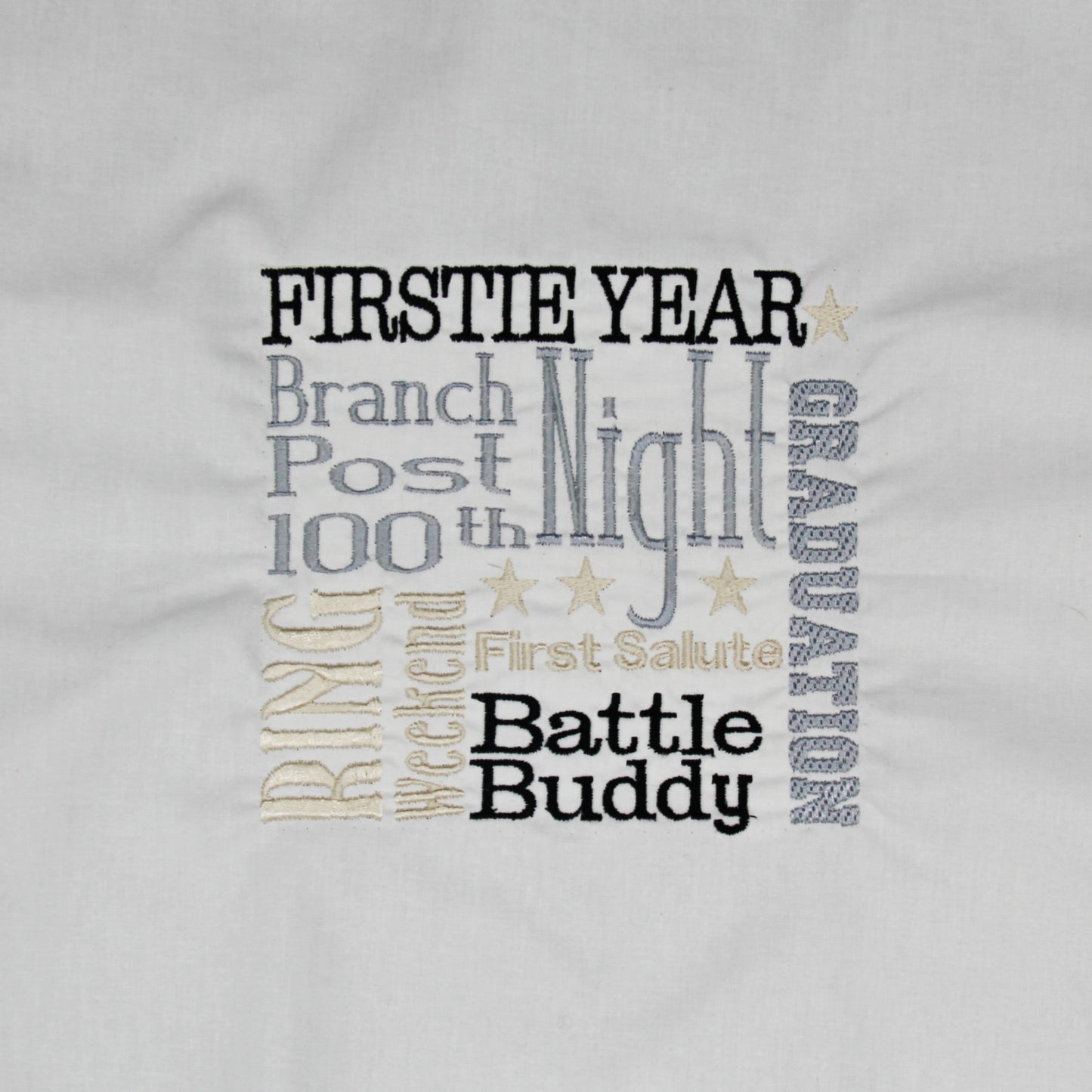 West Point Firstie - Quilt Block - For Quilts or Decorator Pillows