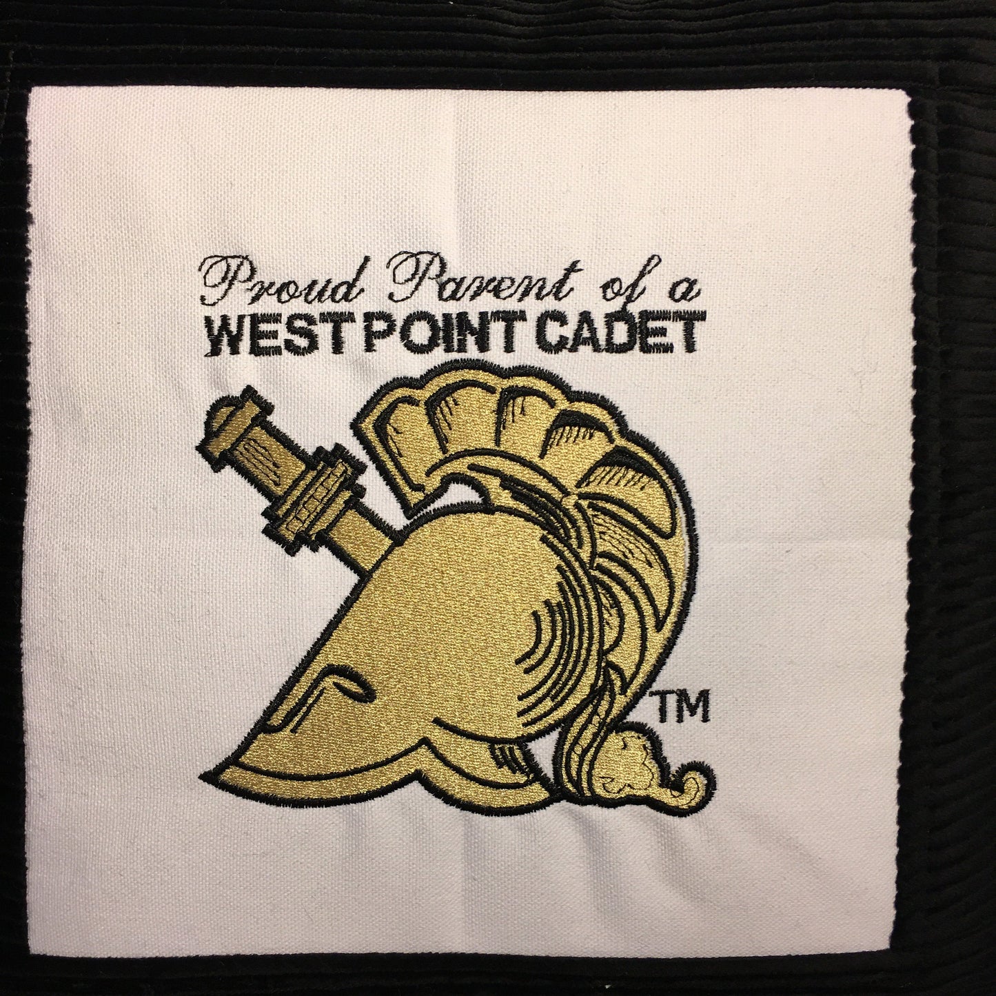 Personalized Proud Grandparents- Embroidered Pillow Case to Celebrate Your Cadet At West Point Fits 18 x 18 inch pillow