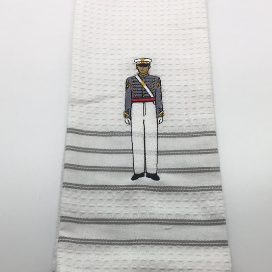 West Point Cadet is Graduation Uniform Hand Towel