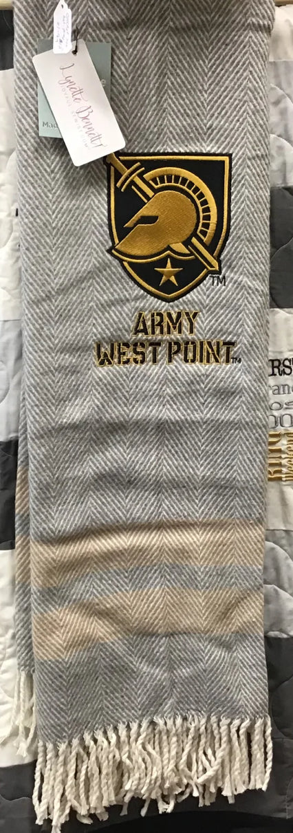 Personalized West Point or Air Force Academy Blanket
