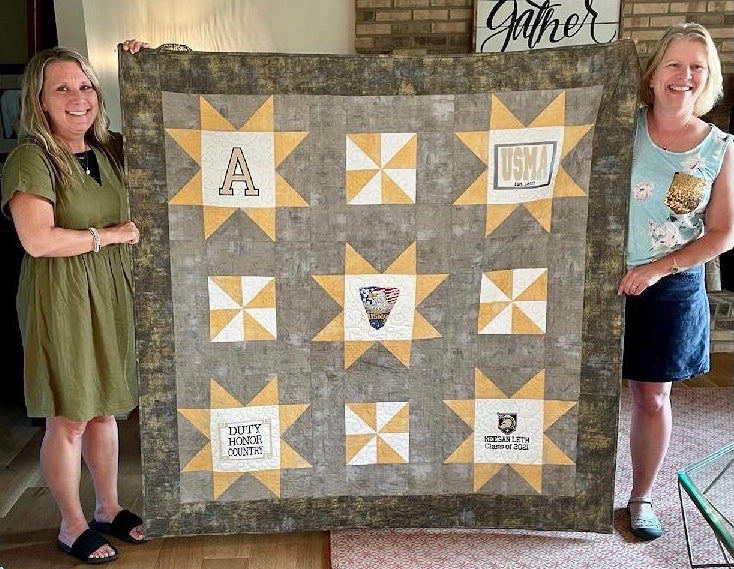 West Point Class Crest - Quilt Block - For Quilts or Decorator Pillows