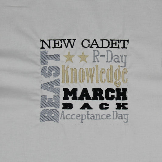 West Point New Cadet - Quilt Block - For Quilts or Decorator Pillows